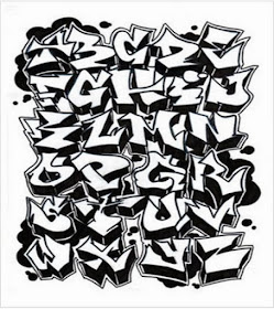 3D Graffiti Aetters a-z