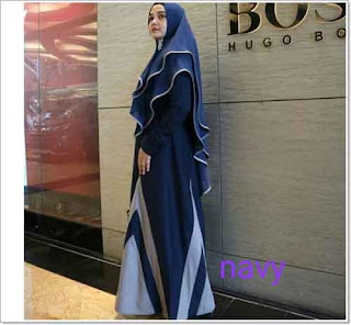 Baju Gamis Victoria Syari Bahan wollycrepe