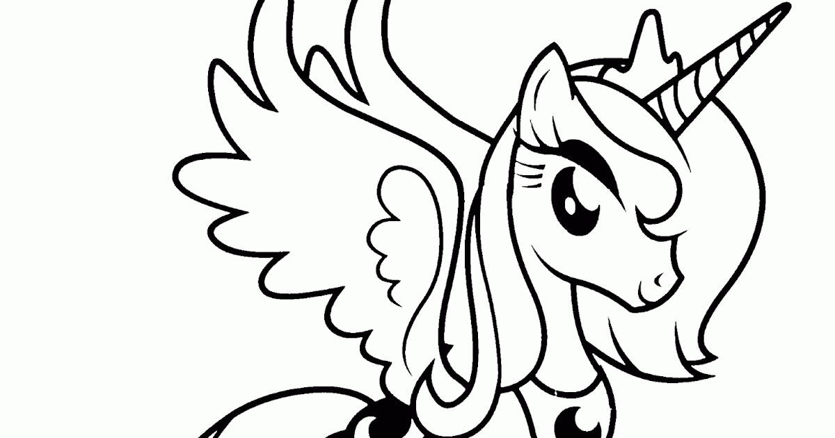 My Little Pony: Dibujos para colorear de la Princesa Luna 