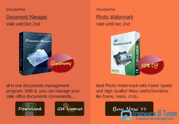 Offre promotionnelle : WonderFox Document Manager gratuit !