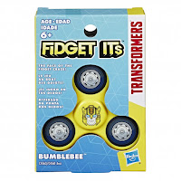 Transformers Bumblebee Fidget Spinner Fidget Its Tri-Spinner Packaging