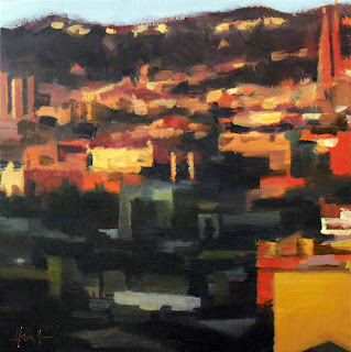 Sunrise Barcelona by Liza Hirst