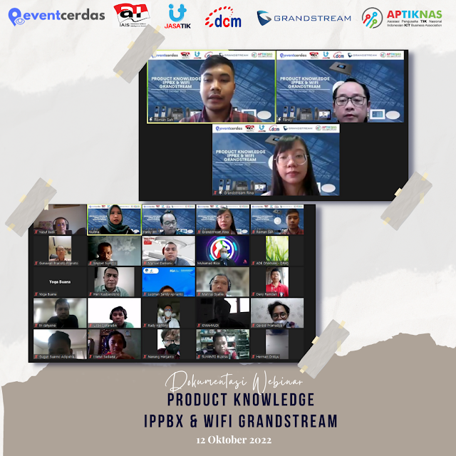 Rekaman Webinar Webinar Product Knowledge IPPBX & WIFI Grandstream - 12 Okt 22