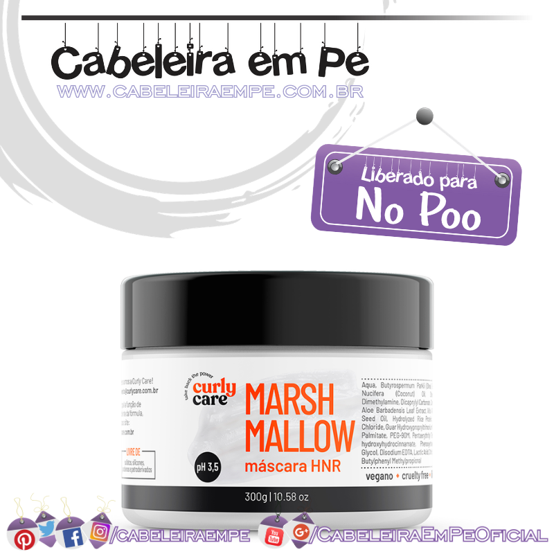 Máscara Marshmallow - Curly Care (No Poo)