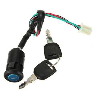 Ignition Switch Key for Motorcycle ATVs Dirt Bike 50cc 70cc 90cc 110cc 150cc hown - store