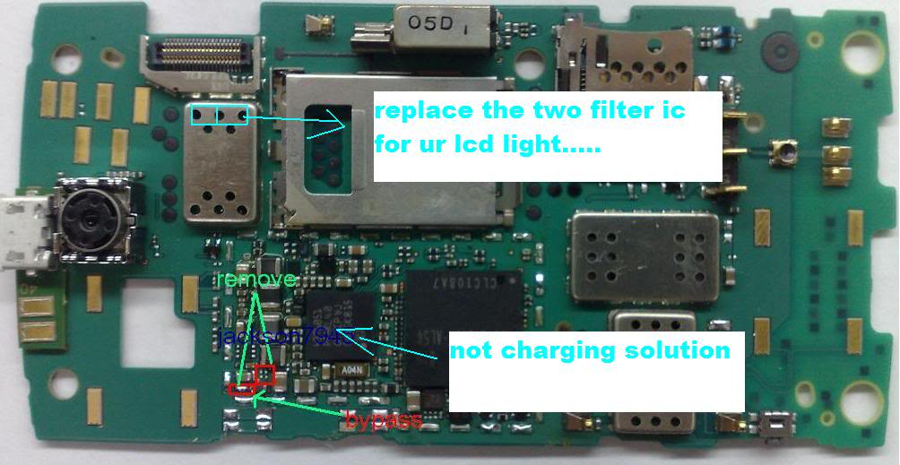 X3 lcd & not charging solution