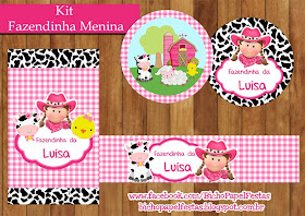 Kit Festa Fazendinha Menina