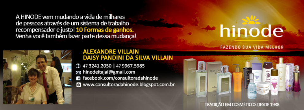 Consultora da Hinode - Seja uma Consultora de Perfumes, Cosméticos e Bem Estar
