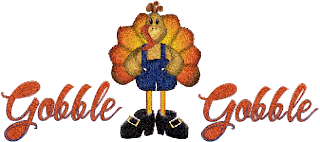 Thanksgiving Turkeys, Animated Gifs, part 1