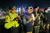 Menjaga Stabilitas Kamtibmas Pada Saat Malam Takbir, Polres Sumedang Gelar Patroli Skala Besar