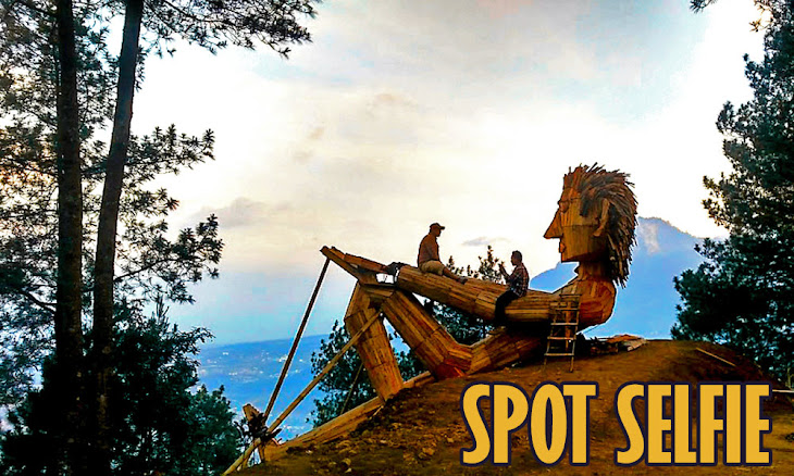 spot selfie di puncak pandawa brau