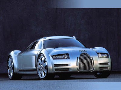Car Wallpaper 1024 768 Audi Rosemeyer Front Side View Posted by Moh
