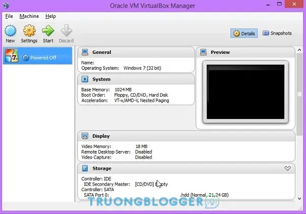 Cách tạo máy tính ảo bằng phần mềm VirtualBox chi tiết nhất