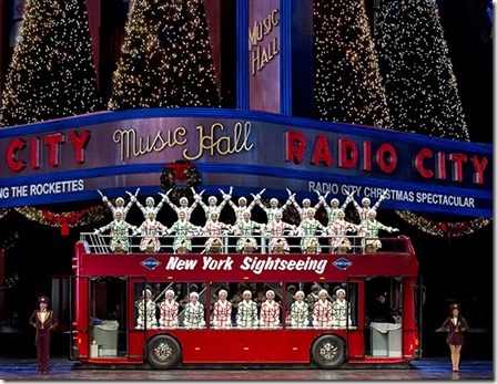 The Rockettes in "New York at Christmas" in the Radio City Christmas Spectacular
