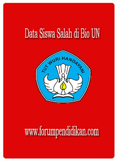 Data Siswa Salah di Bio UN