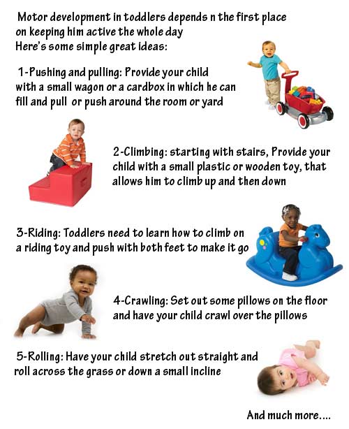 Large motor activities for toddlers