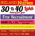 Urgently Required Nurses for Ireland - Free Recruitment