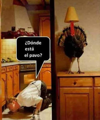 Dónde está el pavo ? Lámpara