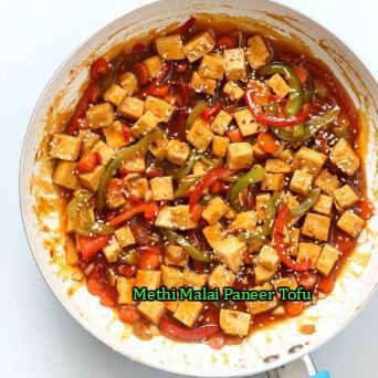 Simple Regime Vegan Methi Malai Paneer Tofu its make in 15 Minutes