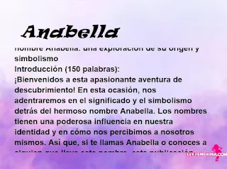significado del nombre Anabella