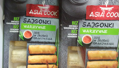 Sajgonki warzywne, Asia Cook