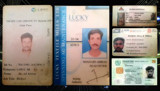 The resume highlights: Shahid Abbas JOB Applicant's Shahid Abbas