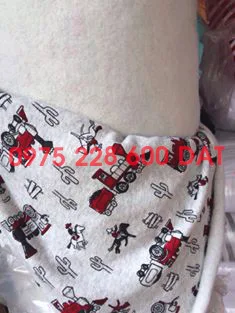 hinh-anh-thu-mua-vai-khuc-vai-cay-vai-ton-kho-thanh-ly-thun-Cotton nỉ. 1 mặt cotton, 1 mặt nỉ. Chất sờ sướng tay