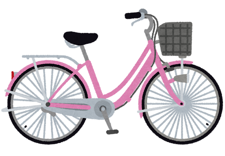 ママチャリ・シティサイクルのイラスト（自転車）