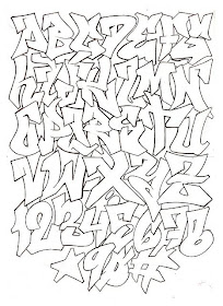 ABECEDARIO GRAFFITI,Graffiti Alphabet