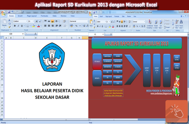 Aplikasi Raport SD Kurikulum 2013 Format Excel