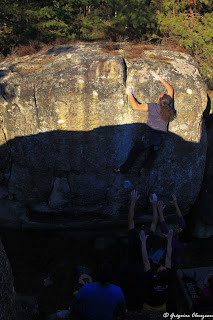 La voie de l'Arbre, 6B, JA Martin, Trois Pignons