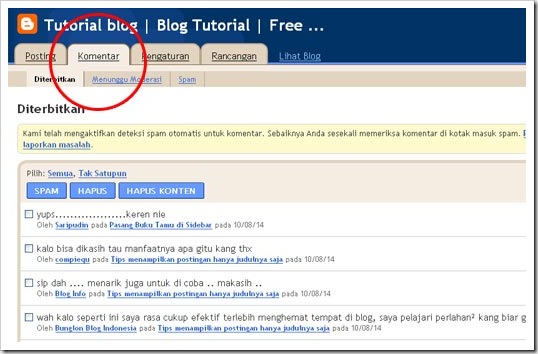 komentar sistem baru blogger
