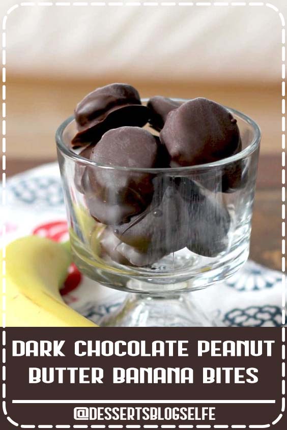 Dark Chocolate Peanut Butter Banana Bites are quick, easy and healthy dessert recipe that can be made ahead of time! When trying to come up with a healthy dessert recipe to make with my sister, I stumbled across these dark chocolate peanut butter banana bites. They’re the perfect snack to pop after dinner when you. #DessertsBlogSelfe #Chocolate #easy #HealthyDesserts