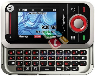 Motorola Verizon on Verizon Motorola Rival A455 Qwerty Phone