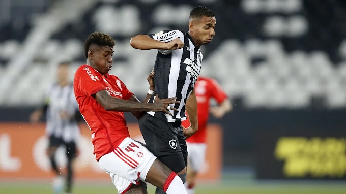 Botafogo x Internacional: onde assistir, horário, escalações e palpite