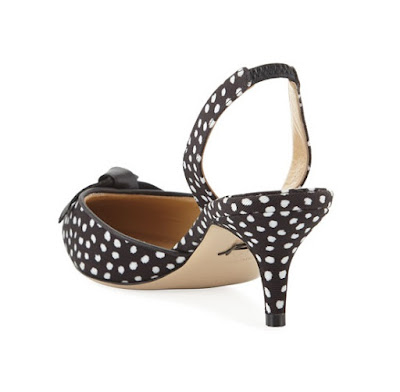Paul Andrew Rhea Dotted Knot Slingback Pumps 