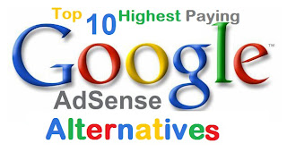 Top 10 heighest paying google adsense alternatives