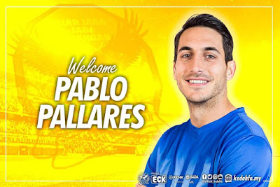 Biodata Pablo Pallares Pemain Import Baru Kedah 2018