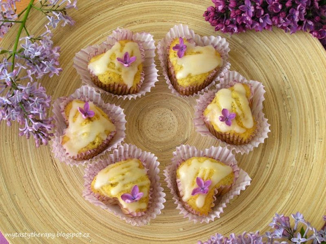 sour cream heart cupcakes