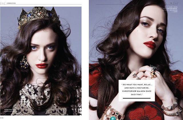 Photo Gallery of Kat Dennings Zink US Winter Magazine