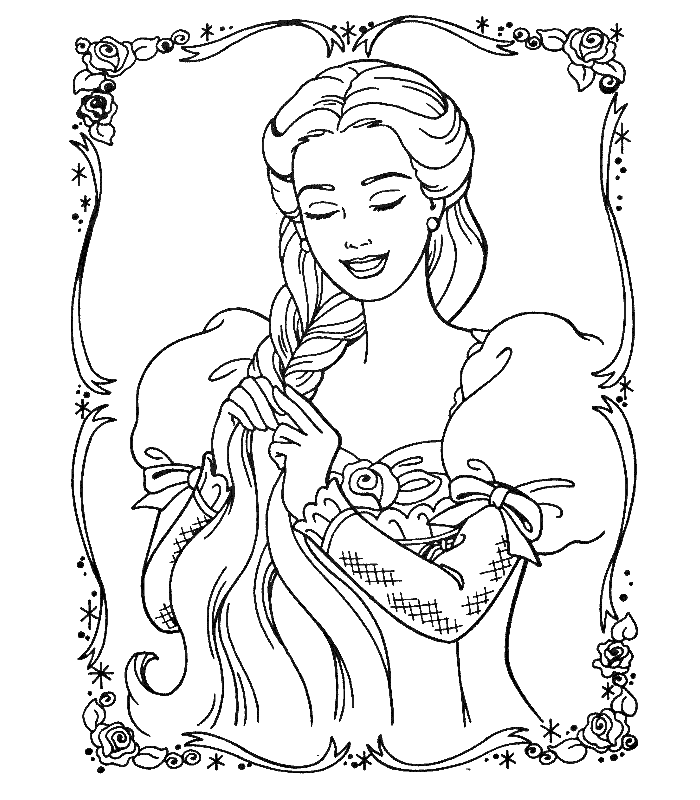 Coloring Pages Fun: Barbie Princess Coloring Pages