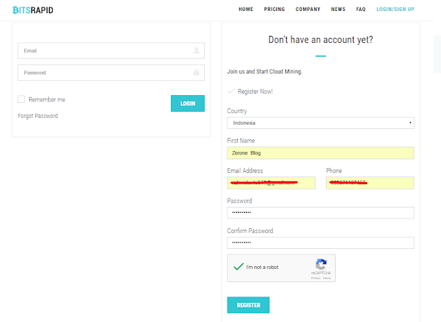 Daftar BitsRapid Cloud Mining Langsung Dapat 15 KH/s Gratis 2016