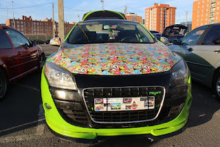 Concentración de coches personalizados