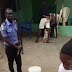 Drunk Lagos Policeman, Sadiq Hamed, Seen Trying To Hide From The Camera. Video