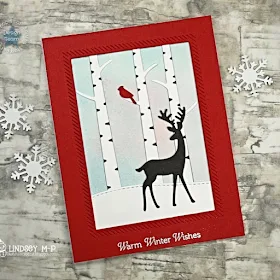 Sunny Studio Stamps: Rustic Winter Dies Customer Card by Lindsey M-P