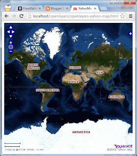 Membuat Aplikasi Web Peta OpenLayers untuk Menampilkan Yahoo Map