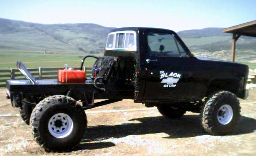 My brother's mud bog truck.