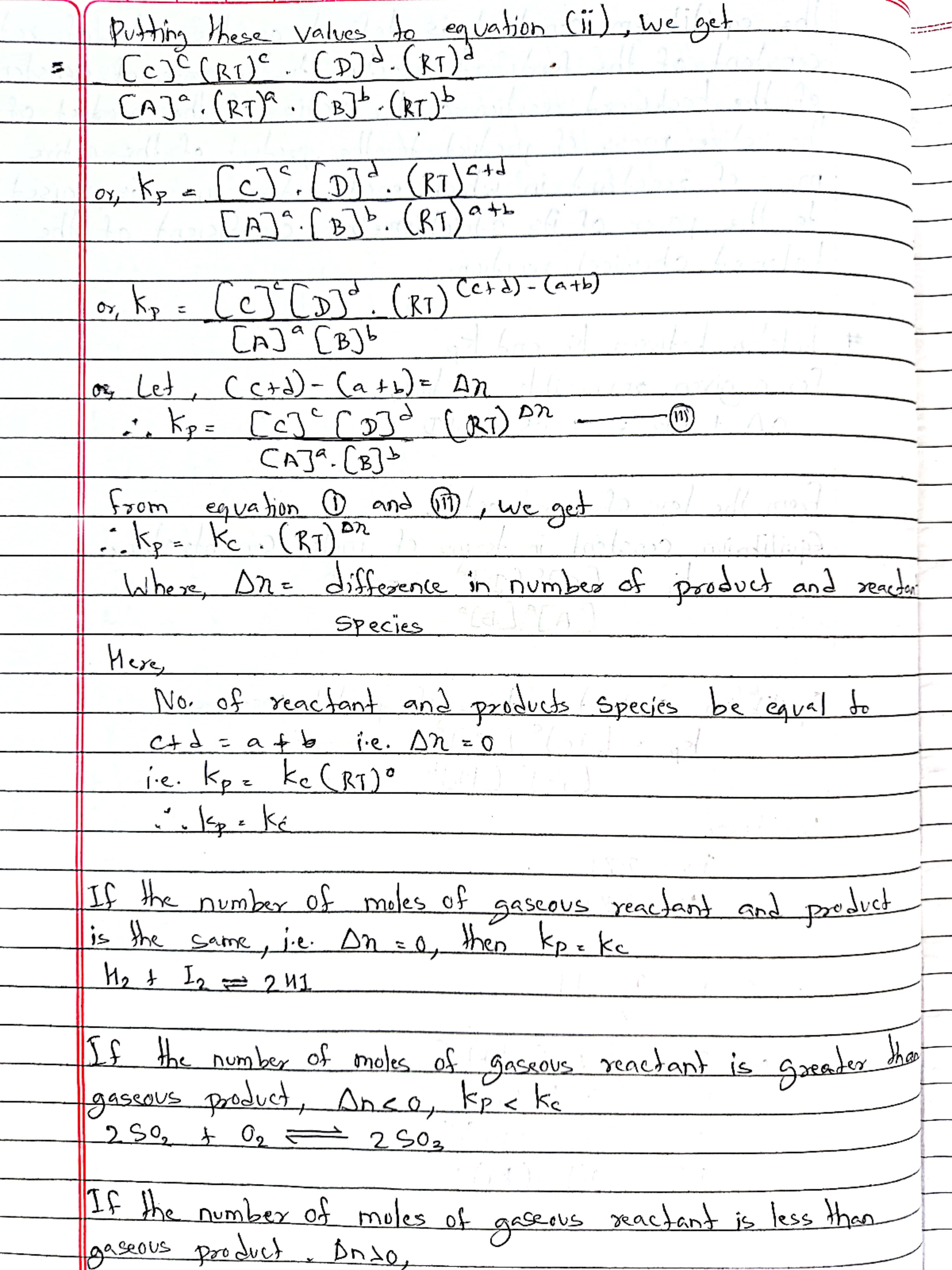Chemical Equilibrium Class 11 Chemistry Notes