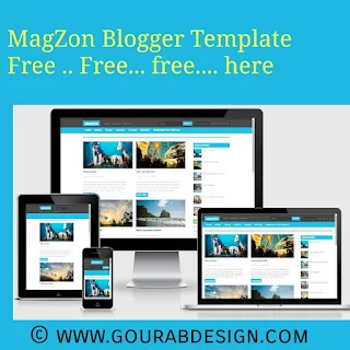 magzon blogger template