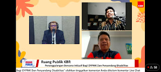 Talkshow bersama BNPB dan penyandang disabilitas